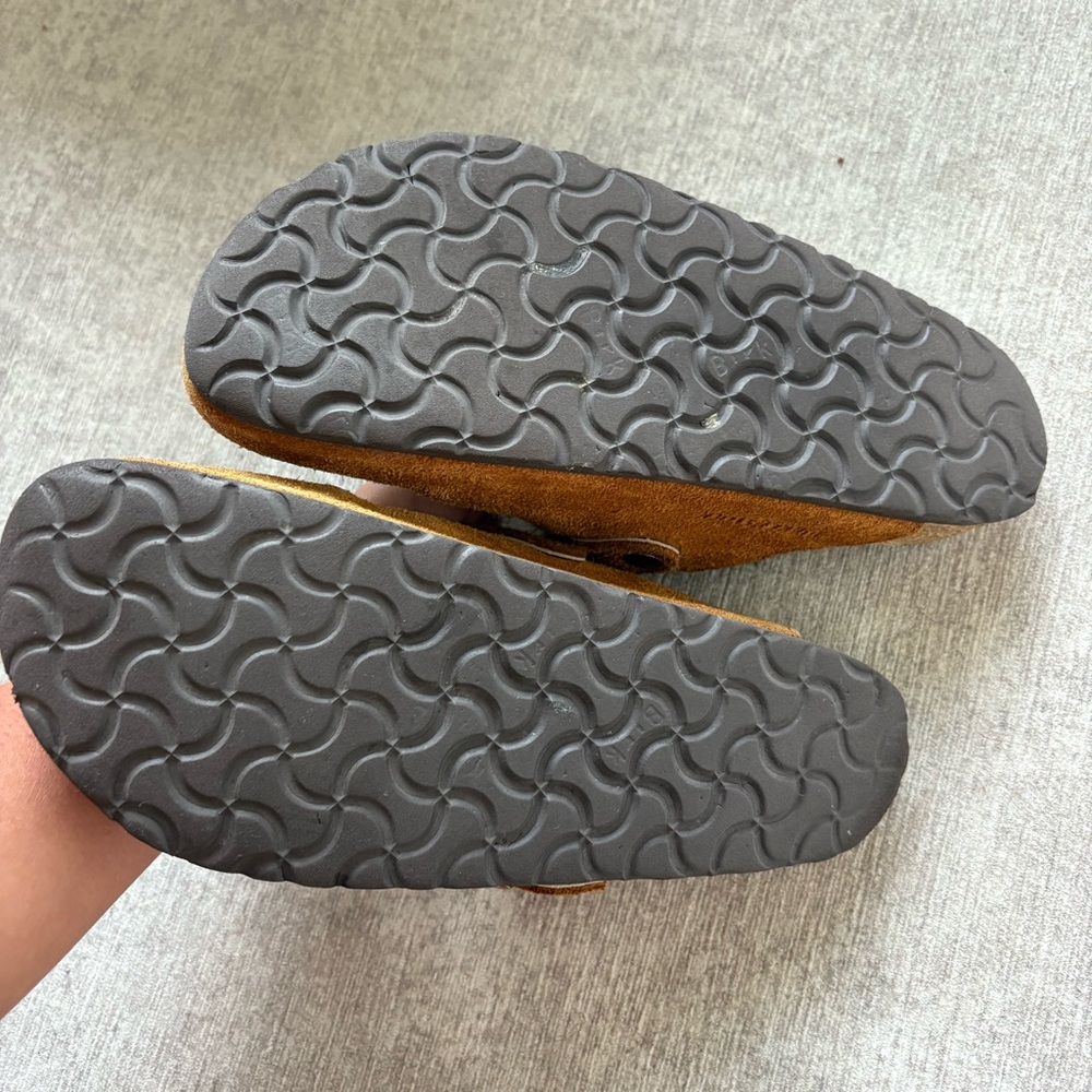 Birkenstock Boston Sherpa Clog Slides - Picture 4 of 5